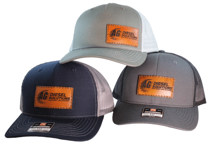 Ag Diesel Solutions Trucker Hat with Leather Patch – AG Diesel Solutions