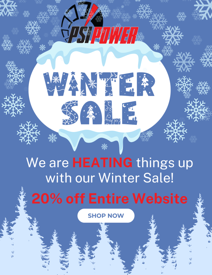 PSI Power Winter Sale 20% off entire website